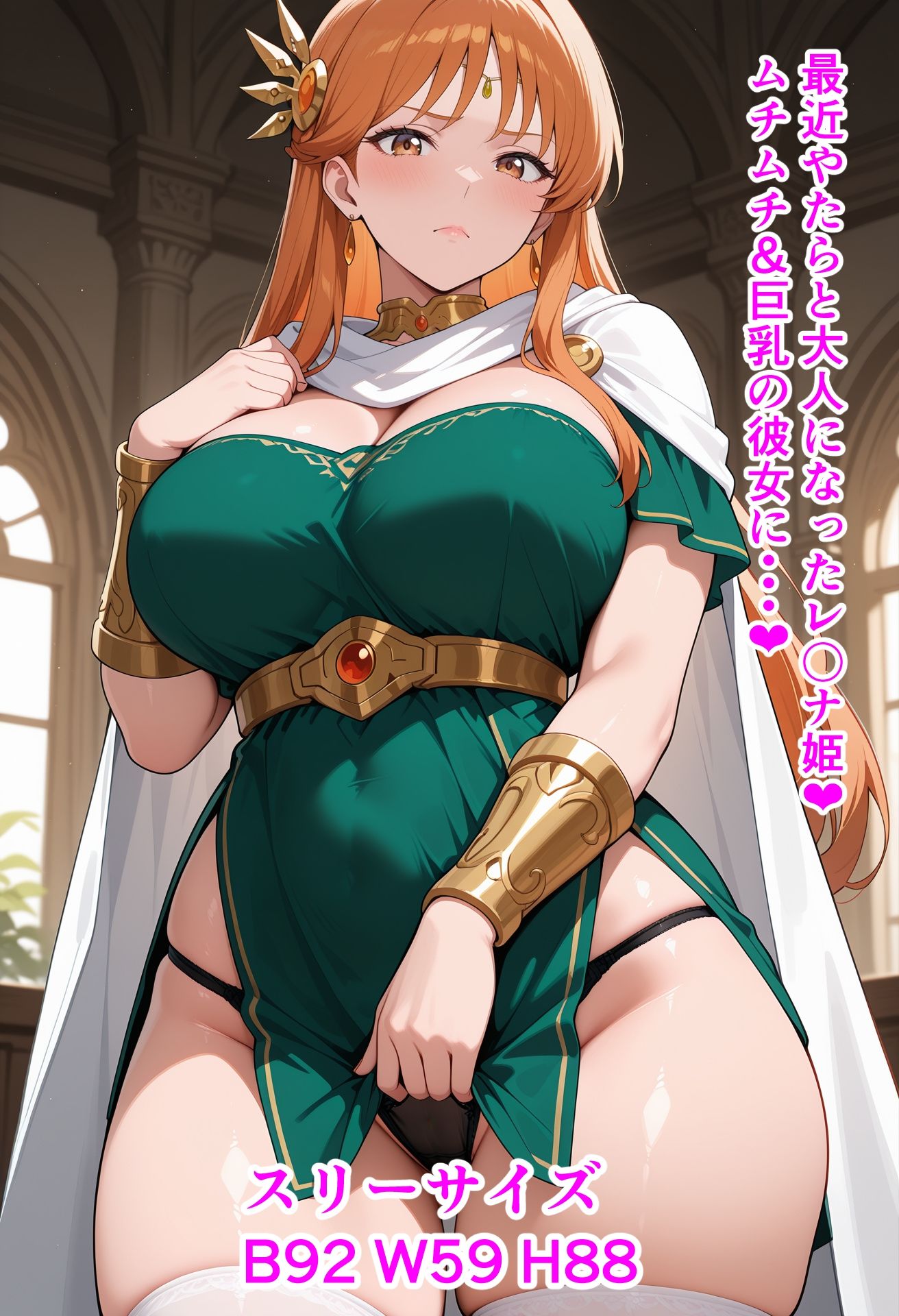 マ〇ム＆レ〇ナ姫のエロCG集 謎の呪文で抵抗できなくなった二人に性〇サービスを強要・・・。のサンプル画像 6