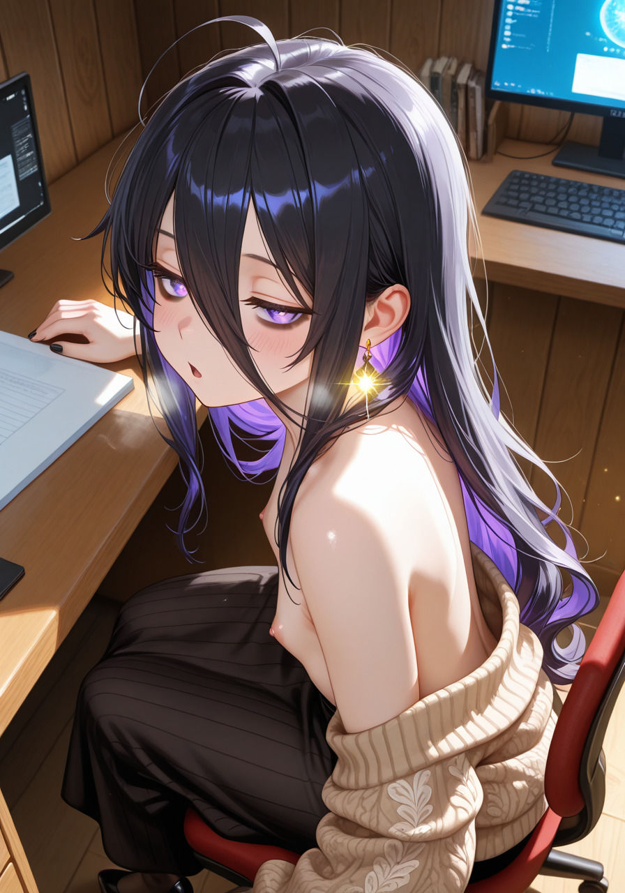 <5作品目>OL男の娘ちゃんの残業ひとりえっち!#5のサンプル画像 6