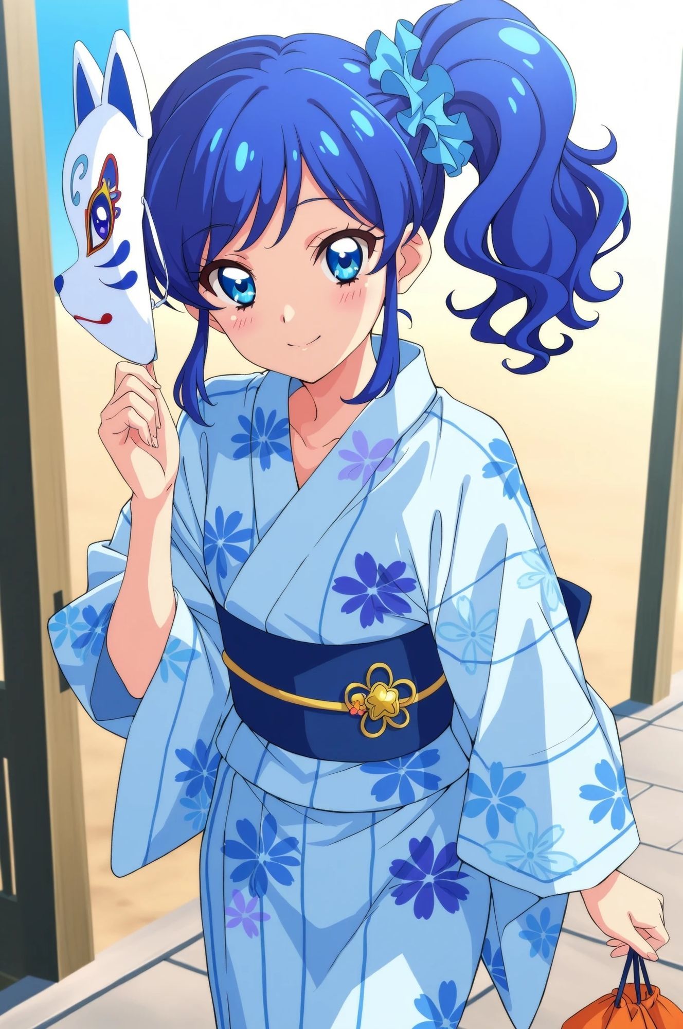 虹かけ誌  アイカツ！？  イラスト集1 霧矢あおい  穏やかじゃない撮れ高！？のサンプル画像 6
