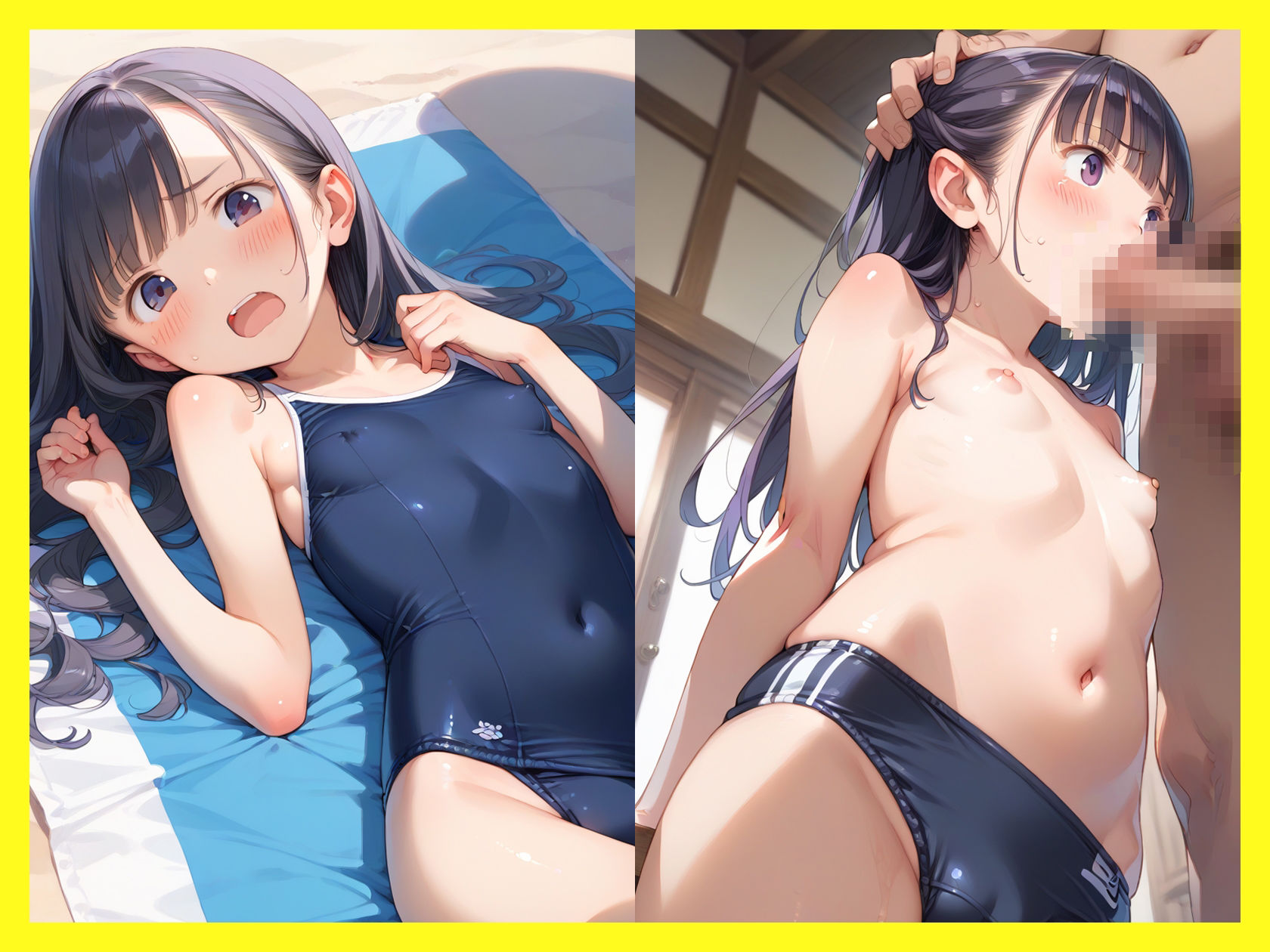 おじとロリ美少女06 スク水×中出し編のサンプル画像 6