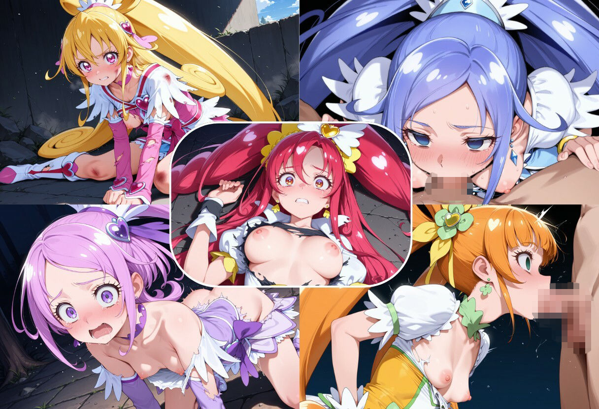 プリ◯ュア敗北 画像6