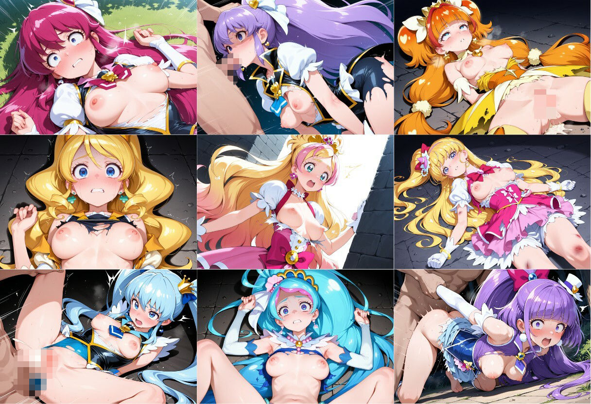 プリ◯ュア敗北 画像7