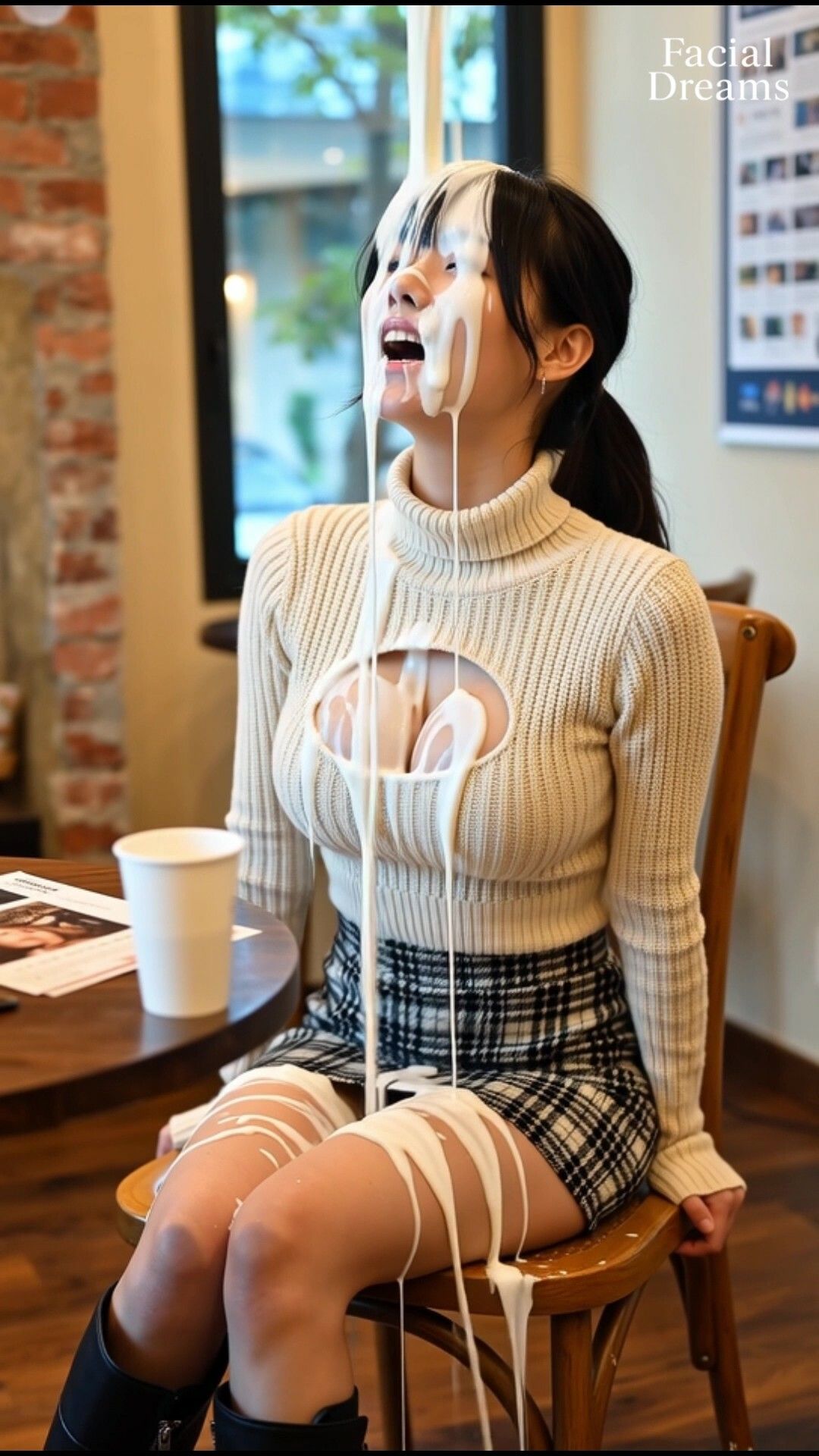 Fluid Dreamsあったかニットの白い憩いのサンプル画像 6