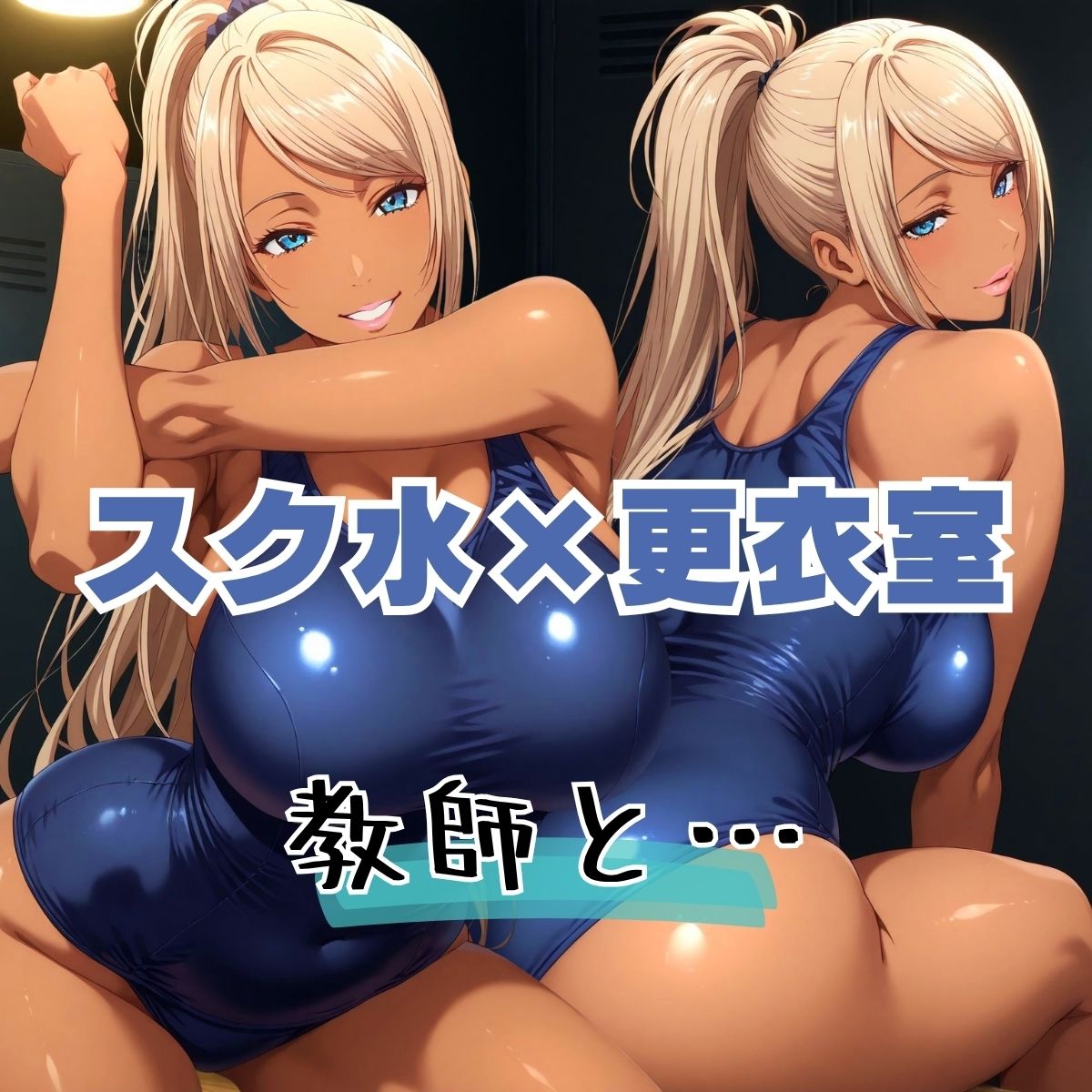 ブルマ×スク水で更衣室SEX【完全なる着衣挿入】のサンプル画像 6