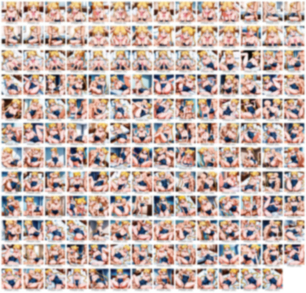 月ガール×スク水【167枚 ＋ 4シーン】のサンプル画像 6