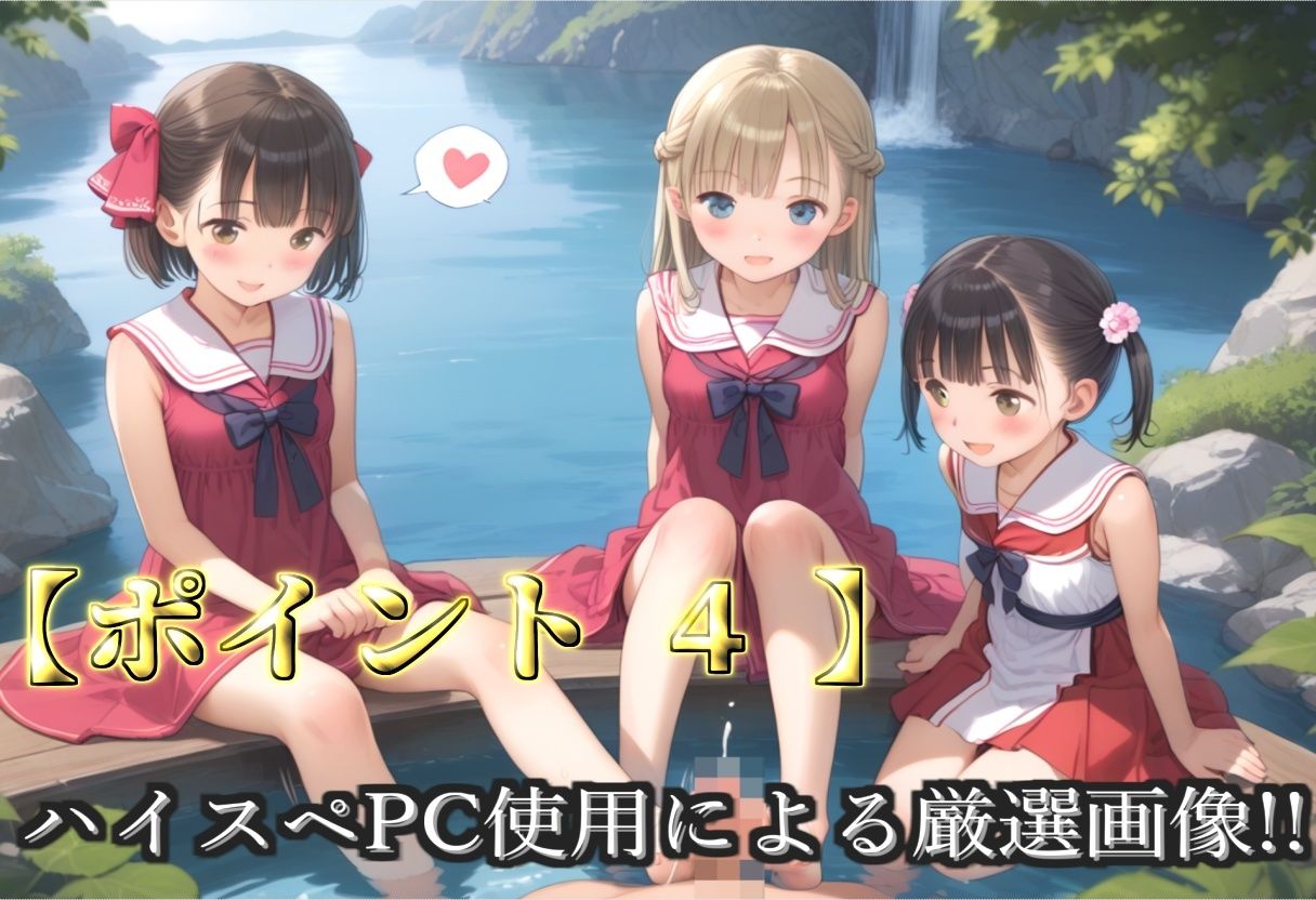 【新作価格】【豪華特典あり】つるぺた貧乳新人巫女乱交 滝修行での野外ムレムレ汗だく集団逆レ●プ編【500個】のサンプル画像 6