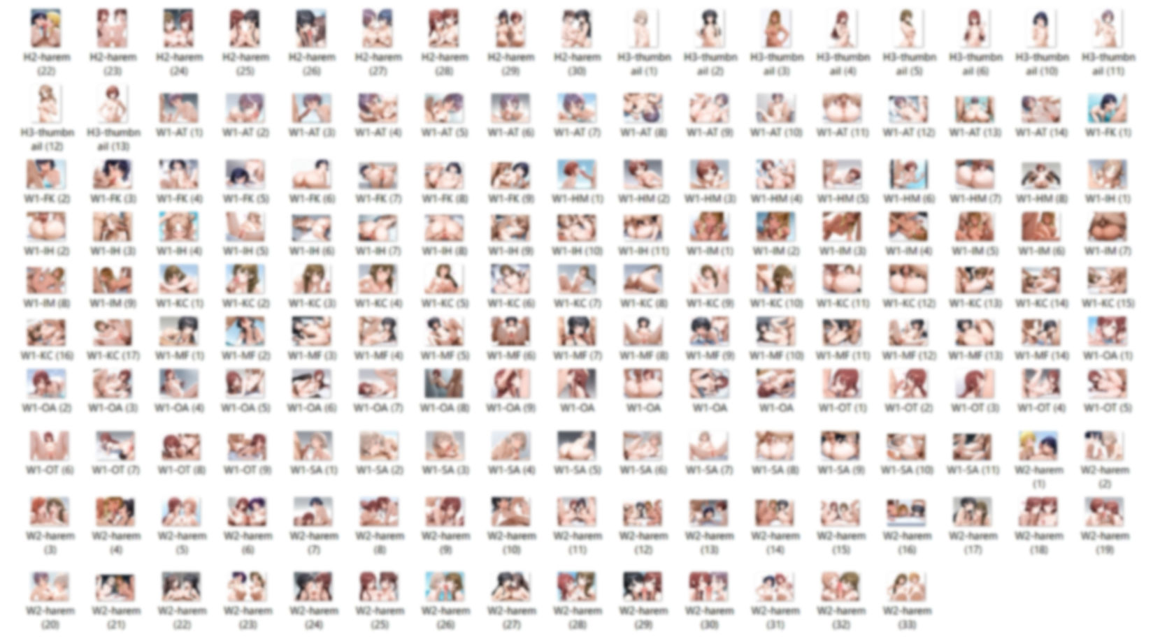 【男性器あり】10キャラ イラストまとめ (約430枚)のサンプル画像 6