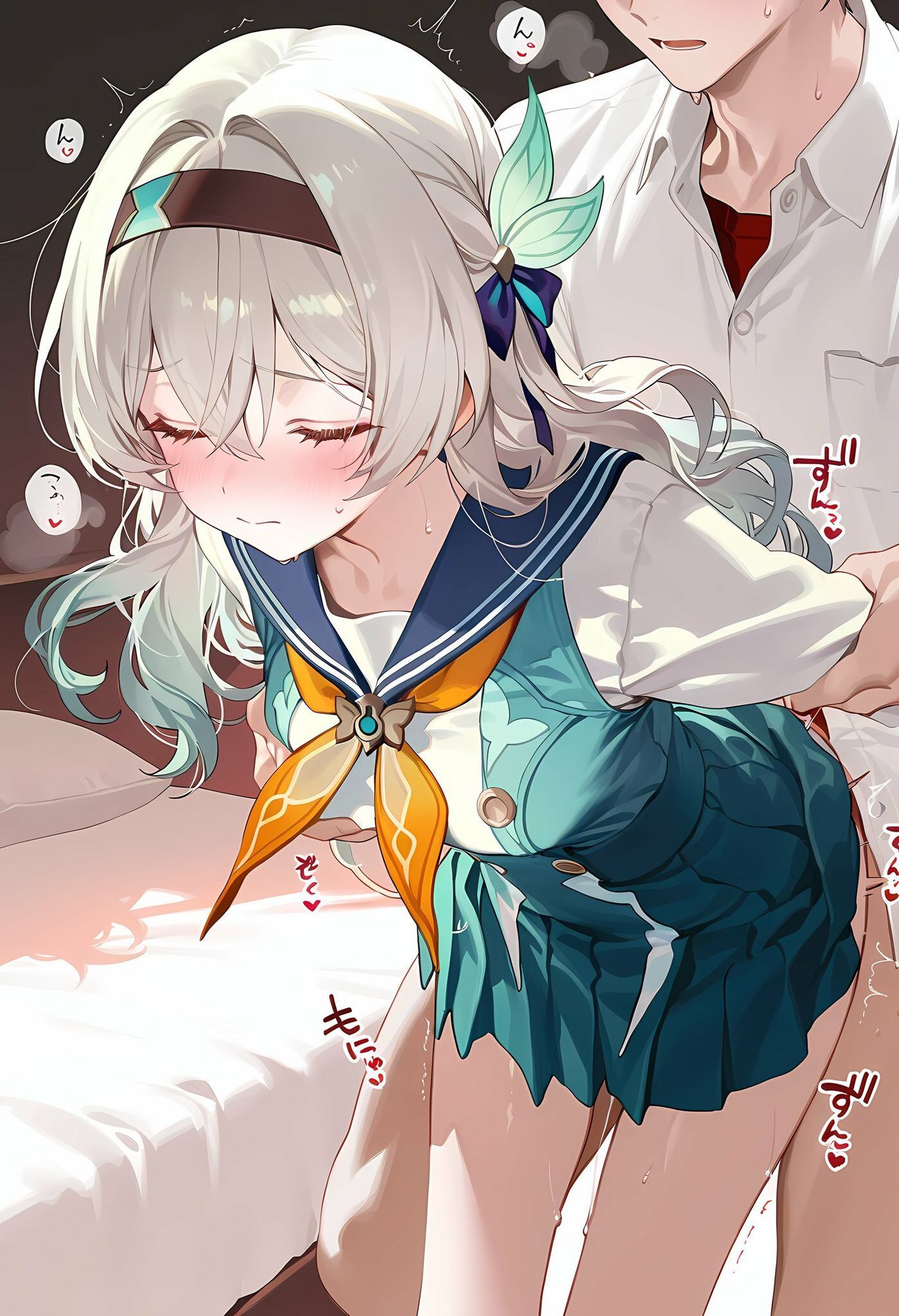 制服ホ◯ルとラブラブえっちのサンプル画像 6