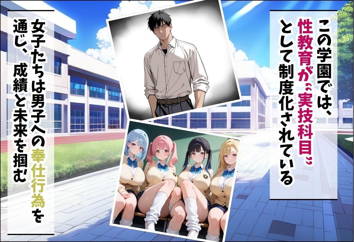 成績はセックス次第！性技で評価される性教育学園〜教室・プールの実技編〜の画像2