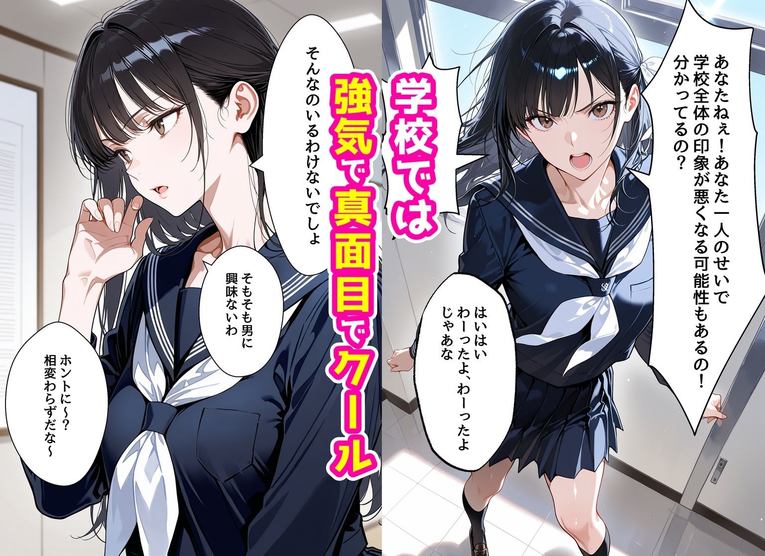 オナニーが日課の風紀委員長、エッチの気持ち良さを知る。の画像2