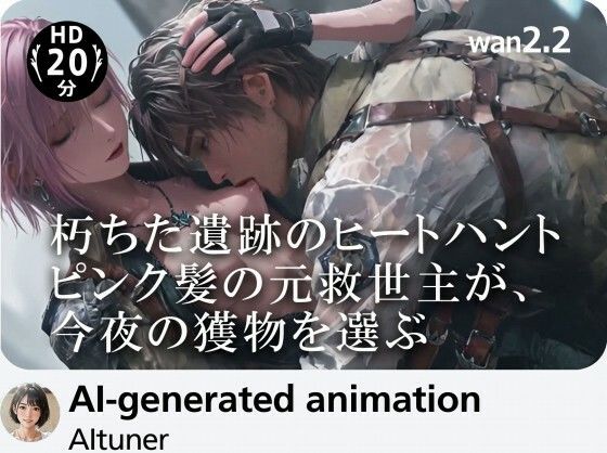 【20分HD】朽ちた遺跡のヒートハント──ピンク髪の元救世主が、今夜の獲物を選ぶの商品画像