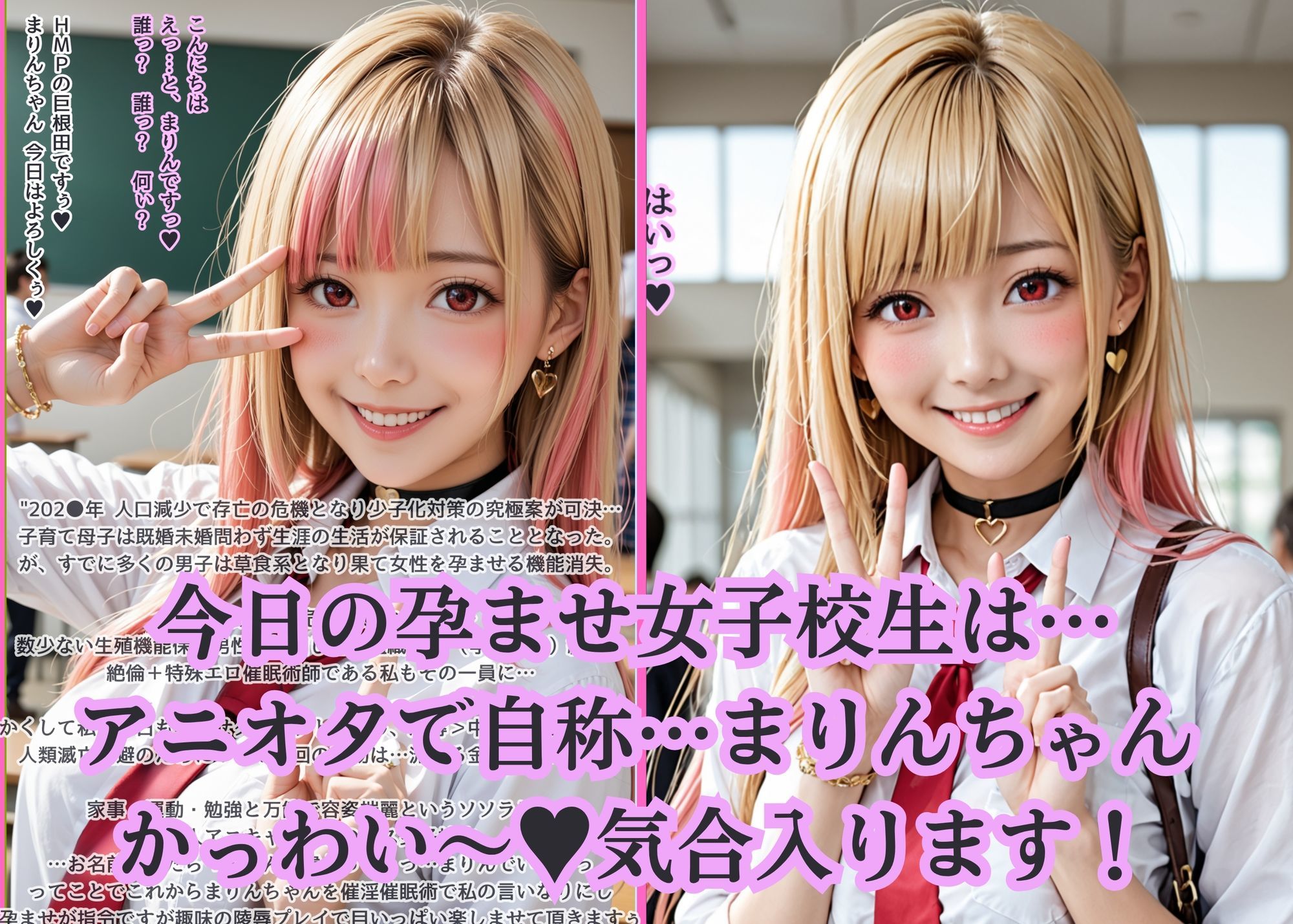 グラビア版:寝取り!中出し!孕ませ!巨乳女子校生 まりんちゃん 画像2