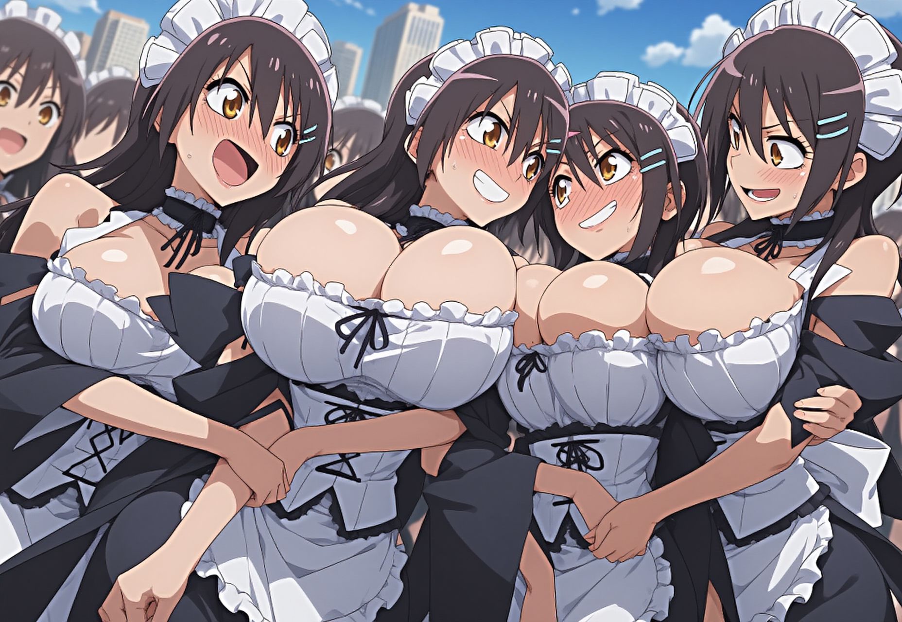 自分同士でエッチしまくり！嫁分身画像まとめ202511 Part1のサンプル画像 6