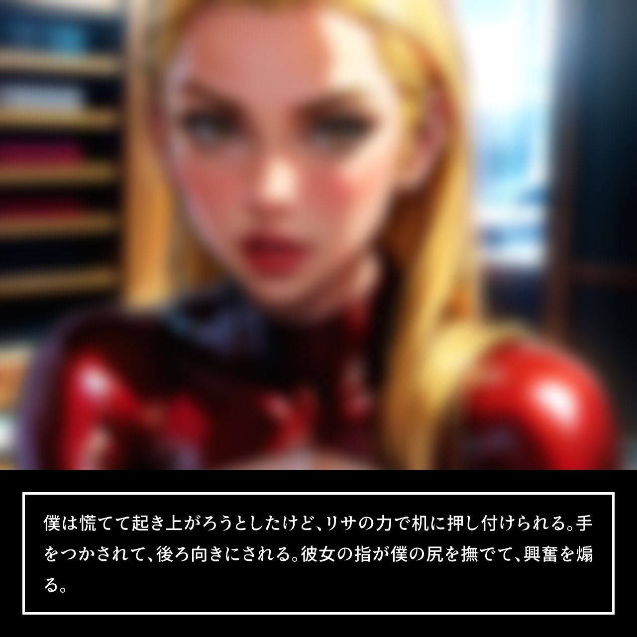 未来からタイムトラベルしてきた ムチムチボンテージ姿のお姉さんに 強●的に連続射精させられ マゾ調教の快楽地獄に堕ちた僕 -絶頂の未来へ連れ去られ 毎日フェラと騎乗位で 精液を搾り取られる快楽の日々-のサンプル画像 6