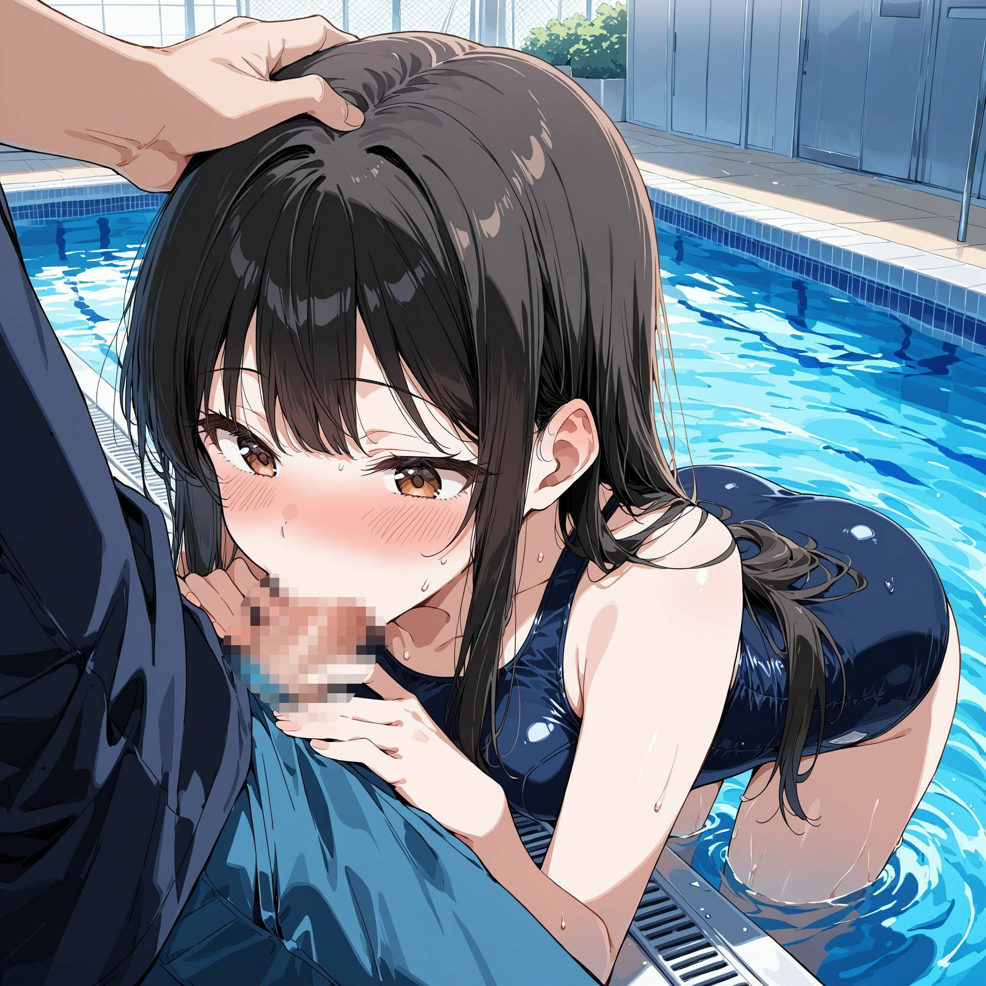 スク水女子校生は無茶ぶりされるほど濡れていく 画像6