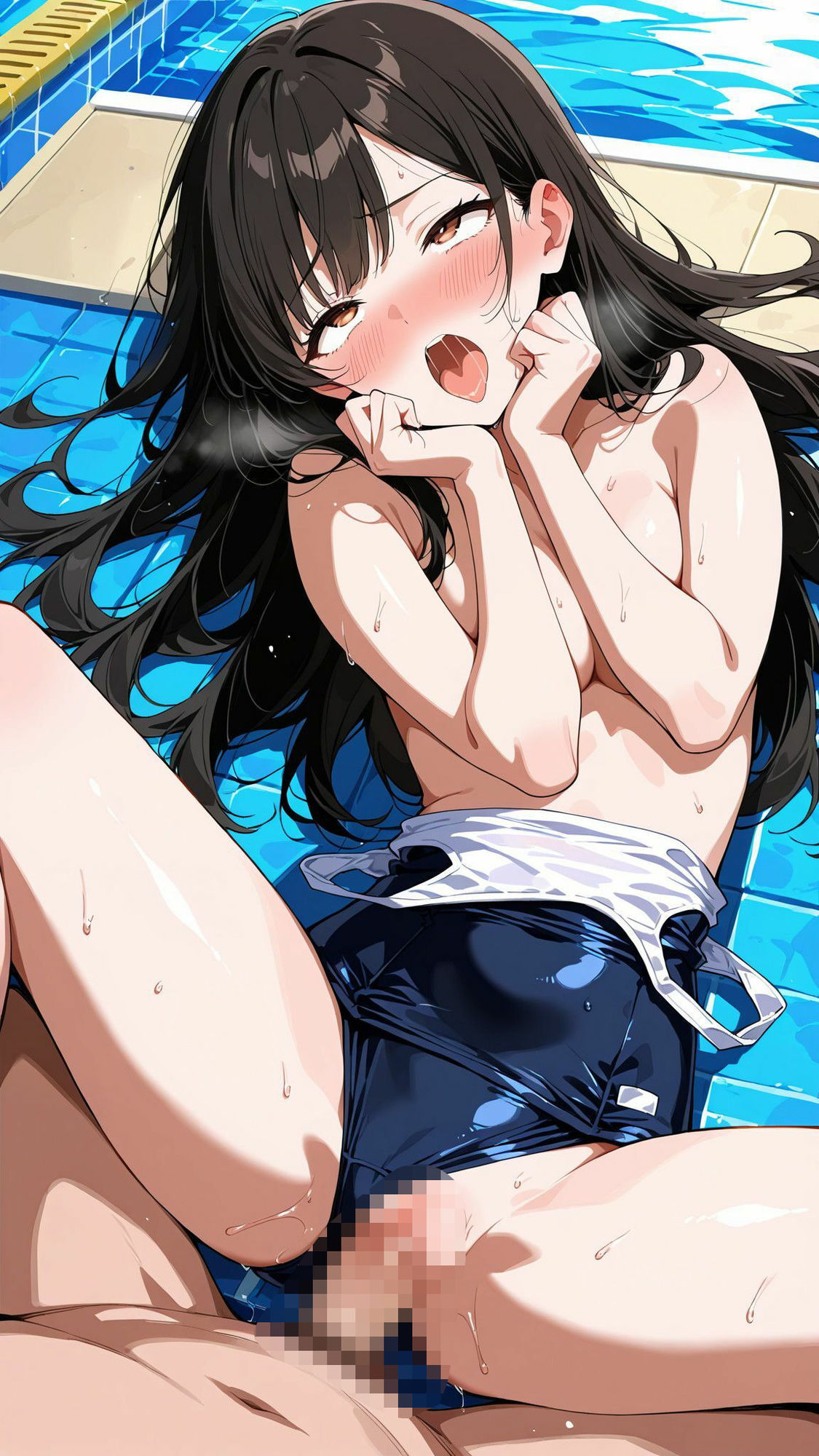 スク水女子校生は無茶ぶりされるほど濡れていく 画像9