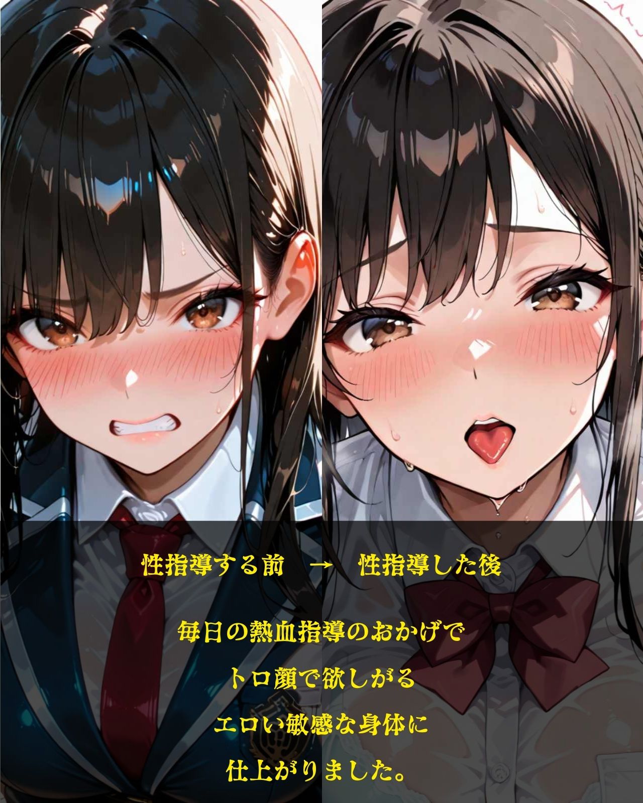 女子校生 メス堕ち 放課後の汗だく性指導 画像7