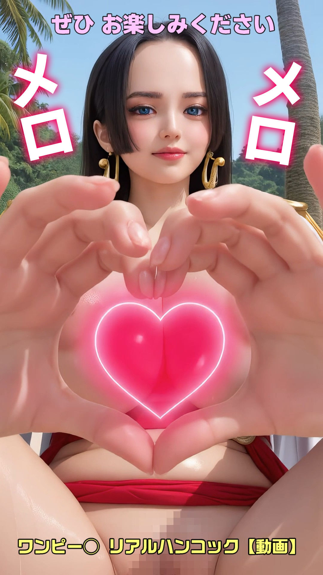 ワンピー○ リアルハンコック【動画】メロメロメロウ 画像9