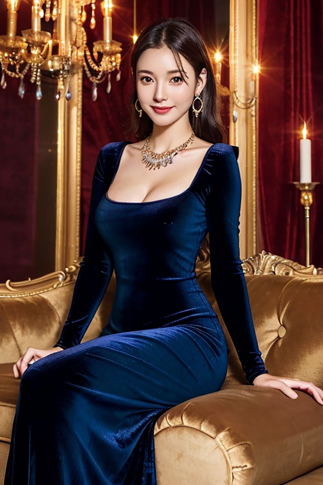 AI Night Lounge Beauty 3のサンプル画像 6