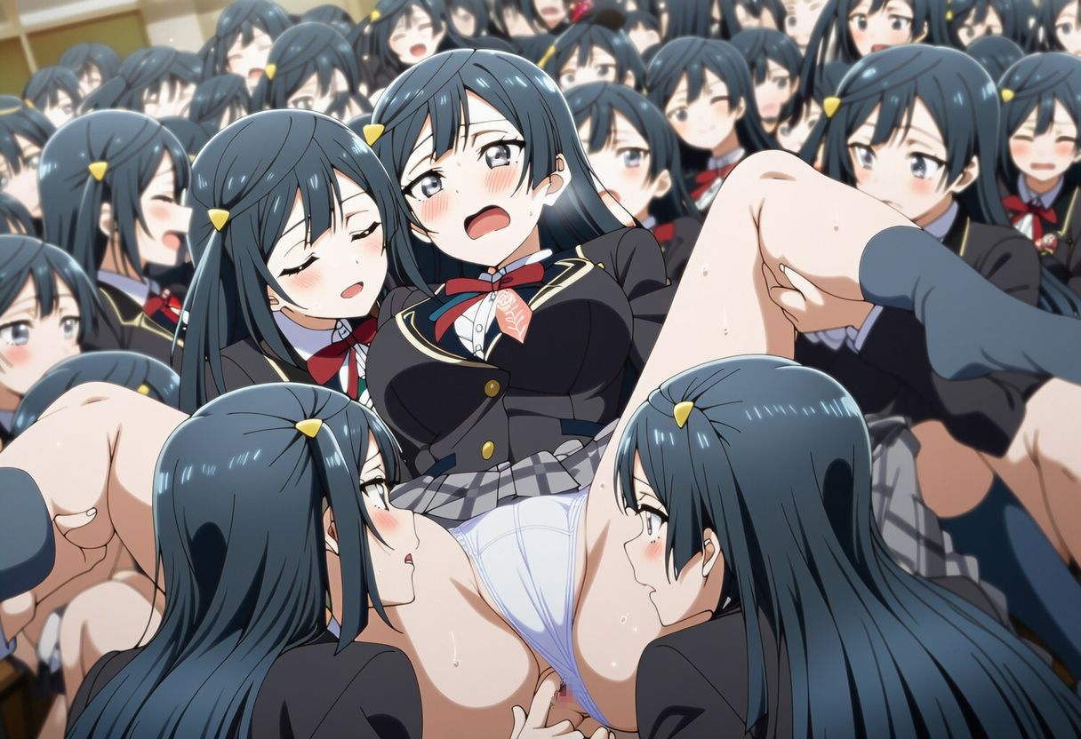 自分同士でエッチしまくり！嫁分身画像まとめ202512 Part1のサンプル画像 6