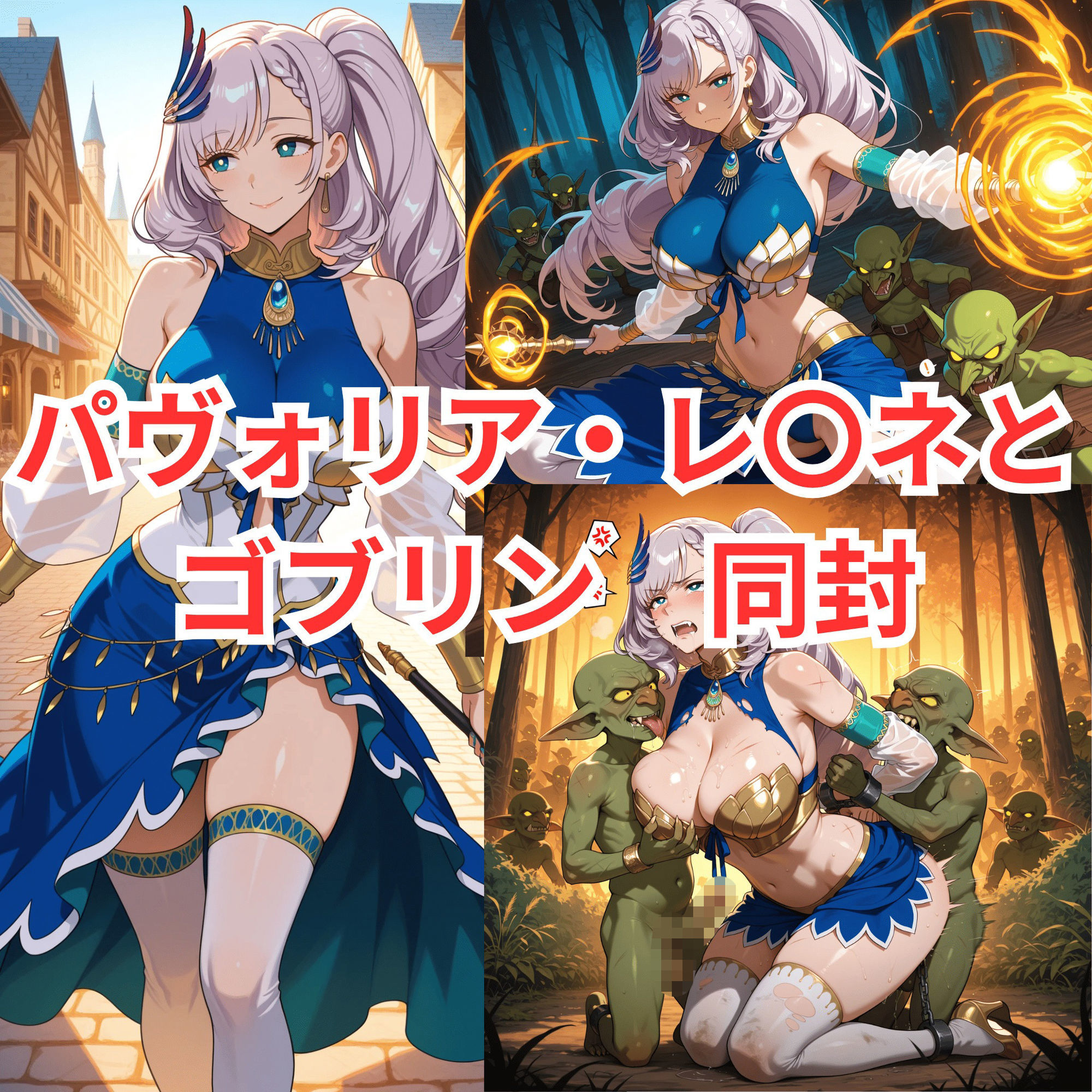 輪堂〇速の壁尻＆パヴォリア・レ〇ネとゴブリンのサンプル画像 6