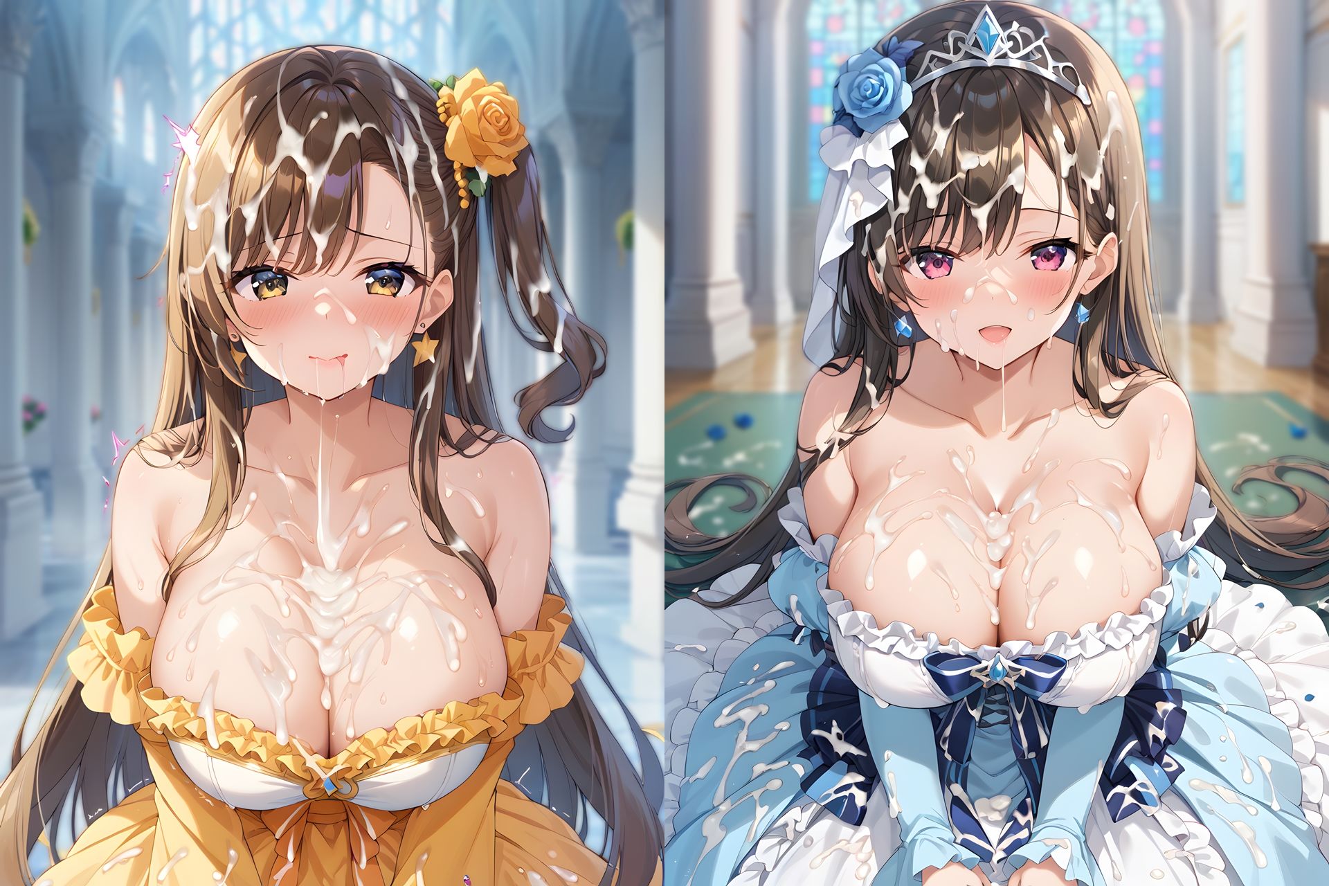 ドレスぶっかけCG集2のサンプル画像 6