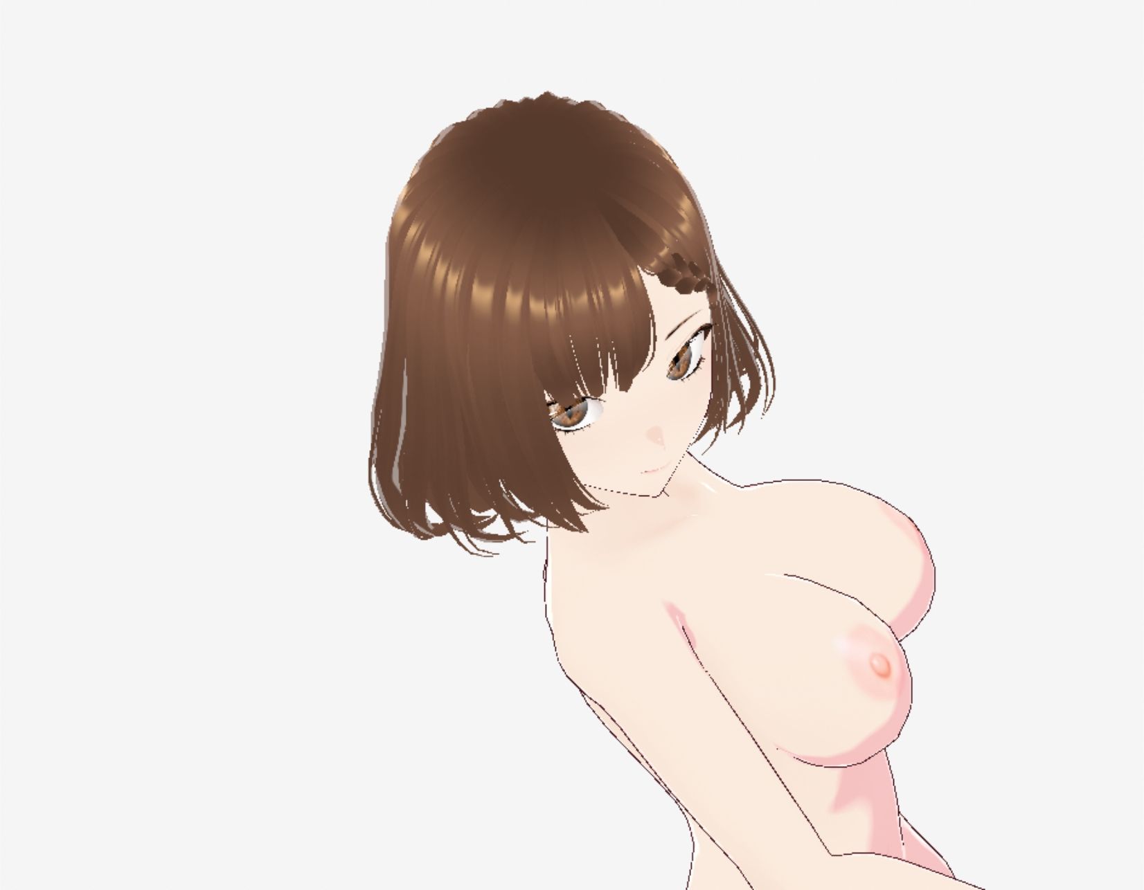 少しファンタジーっぽい衣装の巨乳のお姉さん(セリフなし 3DCGモデル イラスト集)のサンプル画像 6