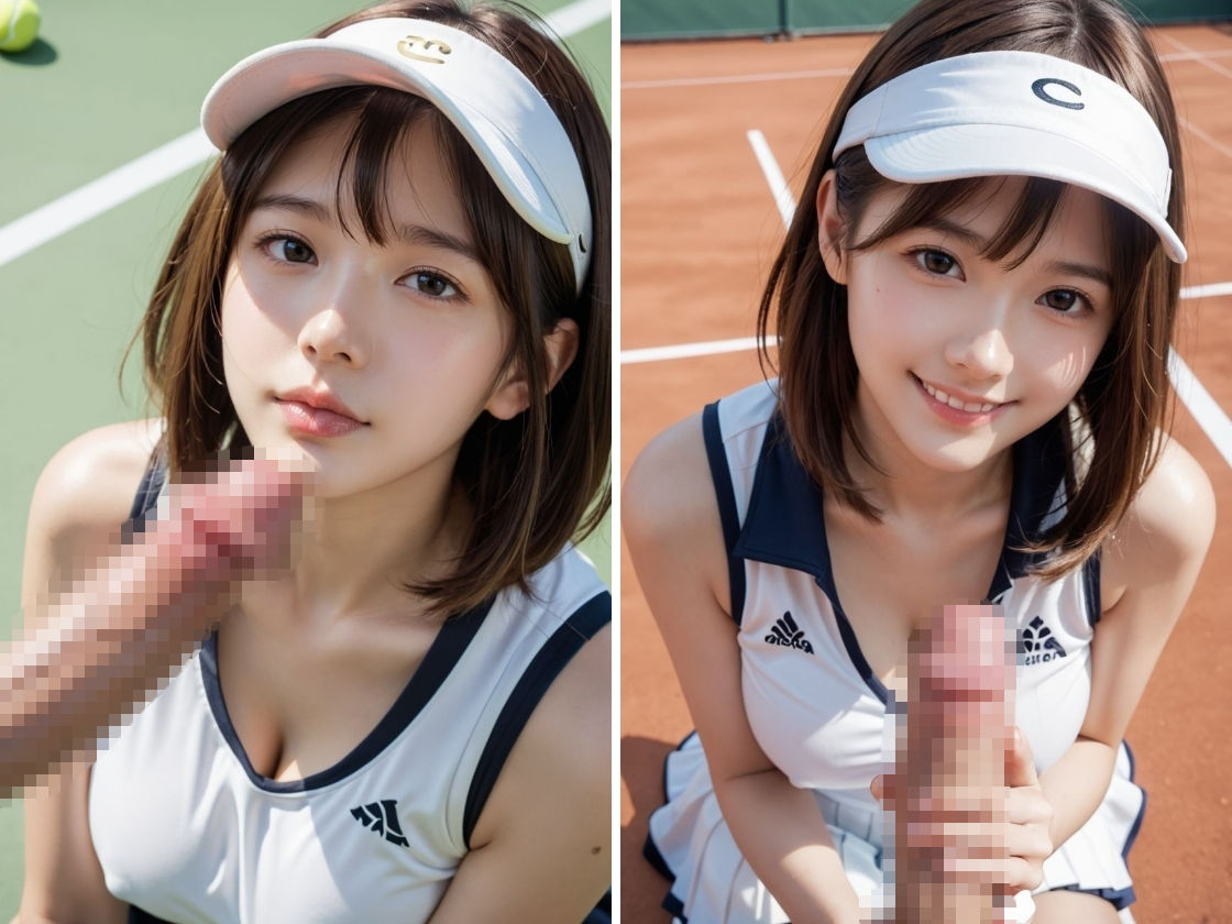 「スマッシュの声じゃない・・・」女子テニス部  熱すぎる個人指導の画像4