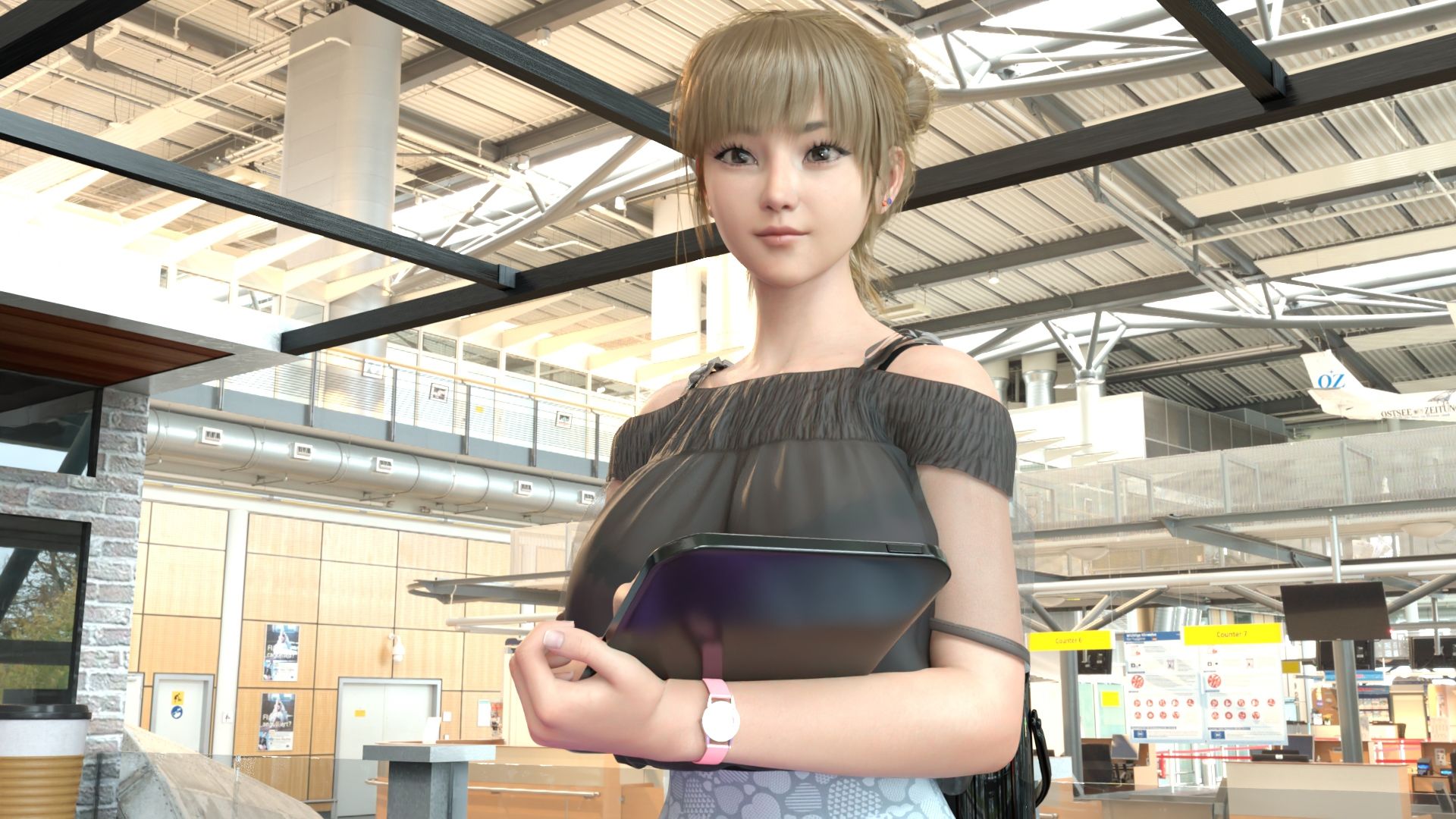 【▲100】日本語★廻里の自撮りWEBラジオ『廻里のGuriGuri（グリグリ）5thシーズン』＃018:女性の間でインナーパンツ付きスカートが大流行している件について_02_スゴい風チラ［日本語バージョン］ (dcg jp-006)