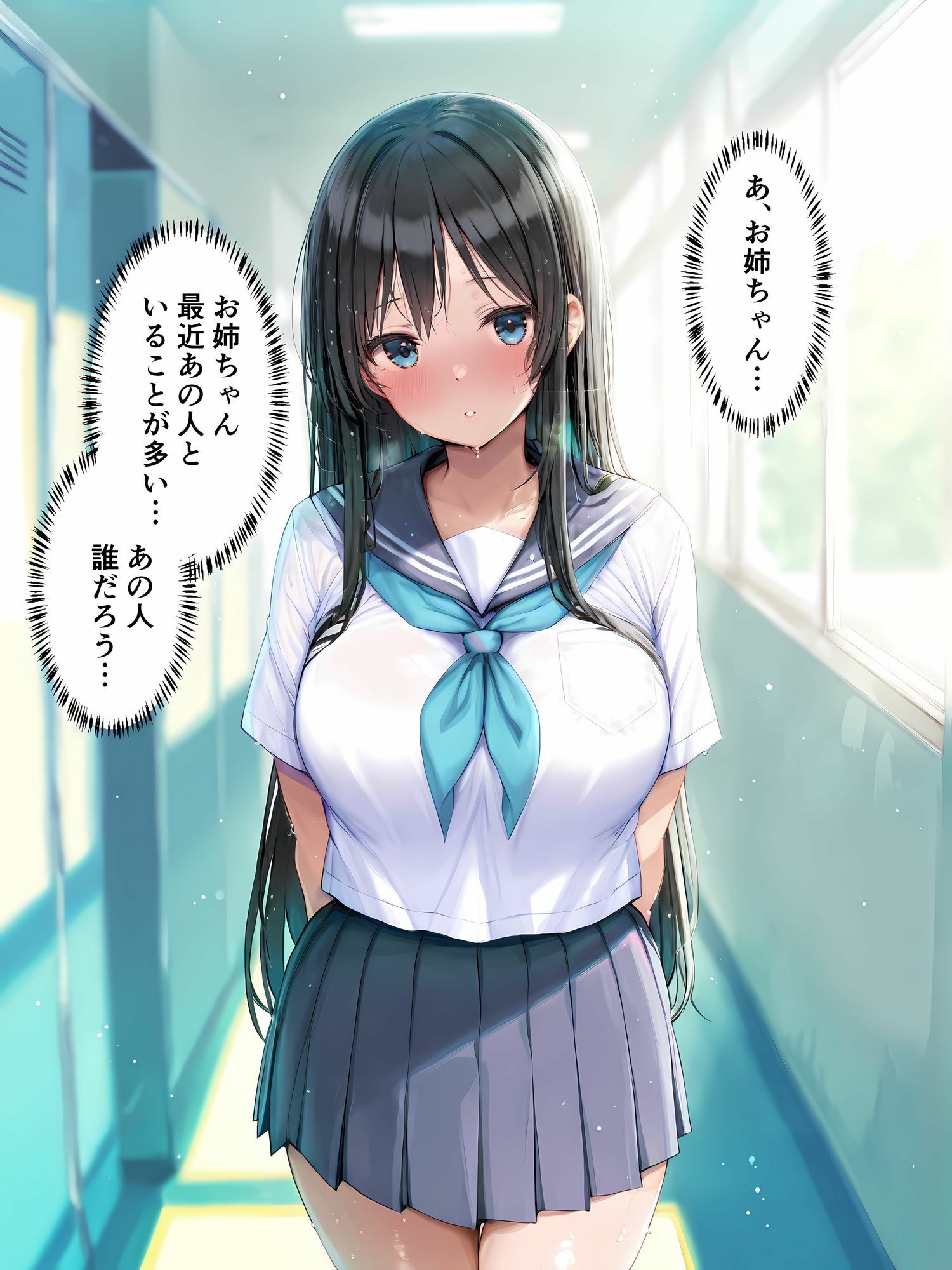 【セリフ200P×4K】性処理学園〜「お姉ちゃんのため」と泣きながら肉便器にされた黒髪美少女の末路〜のサンプル画像 6