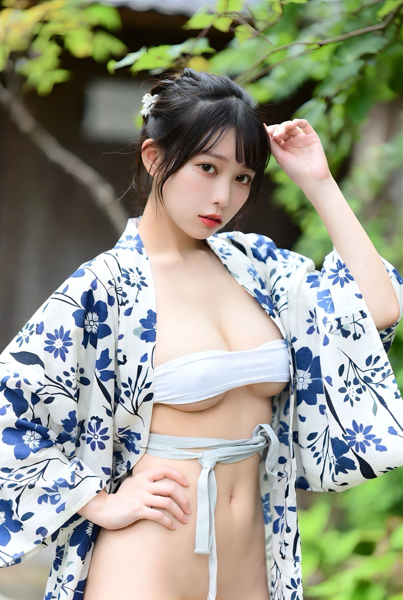 はだけた浴衣1巻(お試し版)のサンプル画像 2