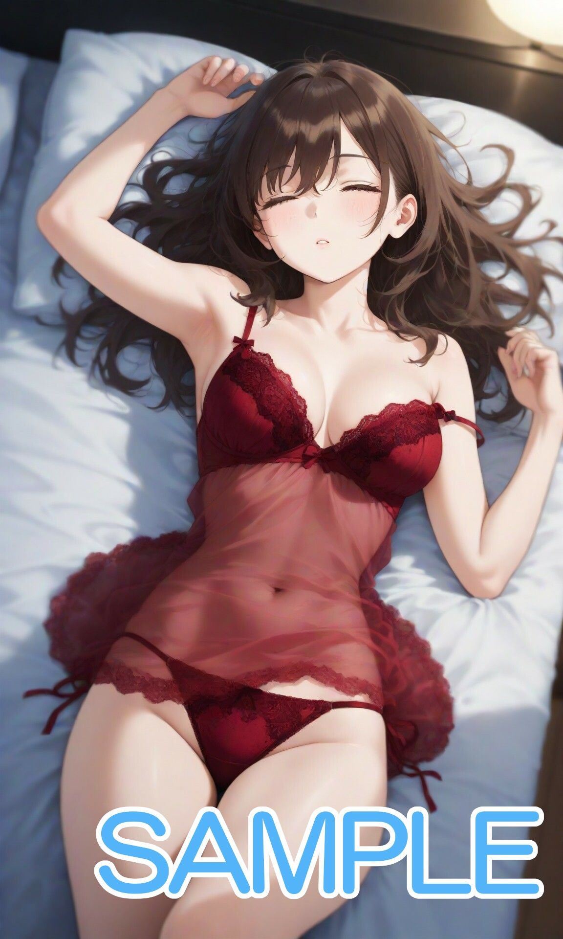 ネグリジェな寝てる女の子とホテルで・・・のサンプル画像 6