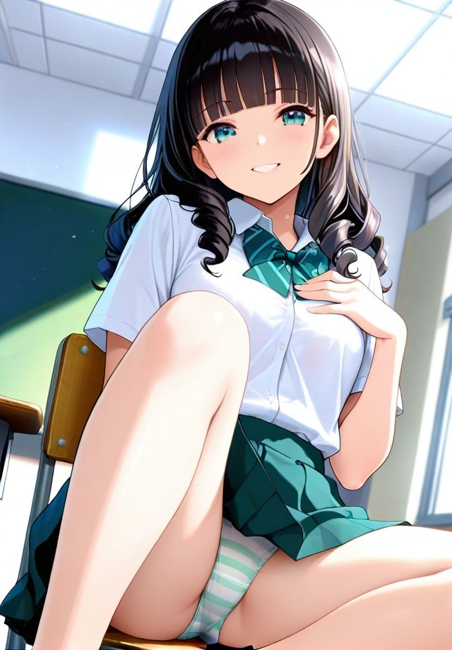 クラスの女子は椅子の座り方が横着過ぎるのサンプル画像 6