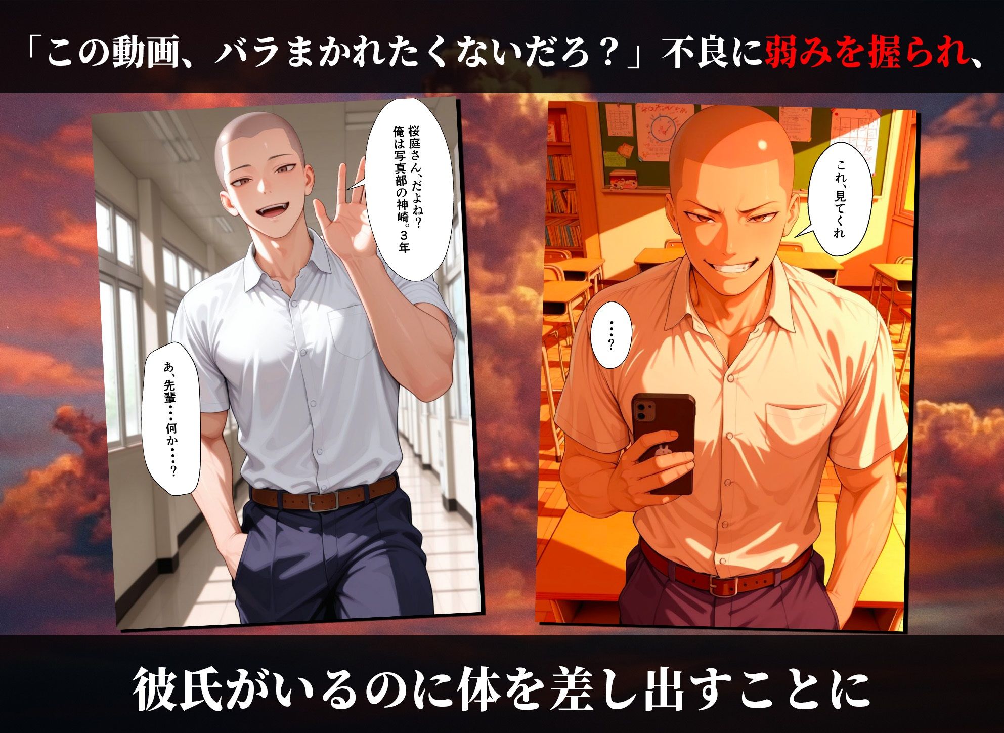 チャラ男の巨根で清純カノジョが壊れた話のサンプル画像 6