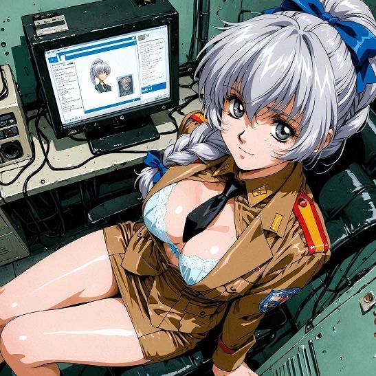 『【表】護衛対象少女と指揮官殿』  AIの手で蘇る懐かしのヒロインシリーズのサンプル画像 6