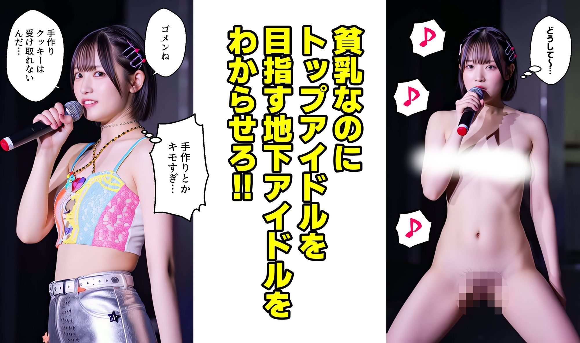 生意気ラッパーわからせ中出し【淫語ラップエロ動画】万引き女・地下アイドル・お風呂上がり妹の画像6