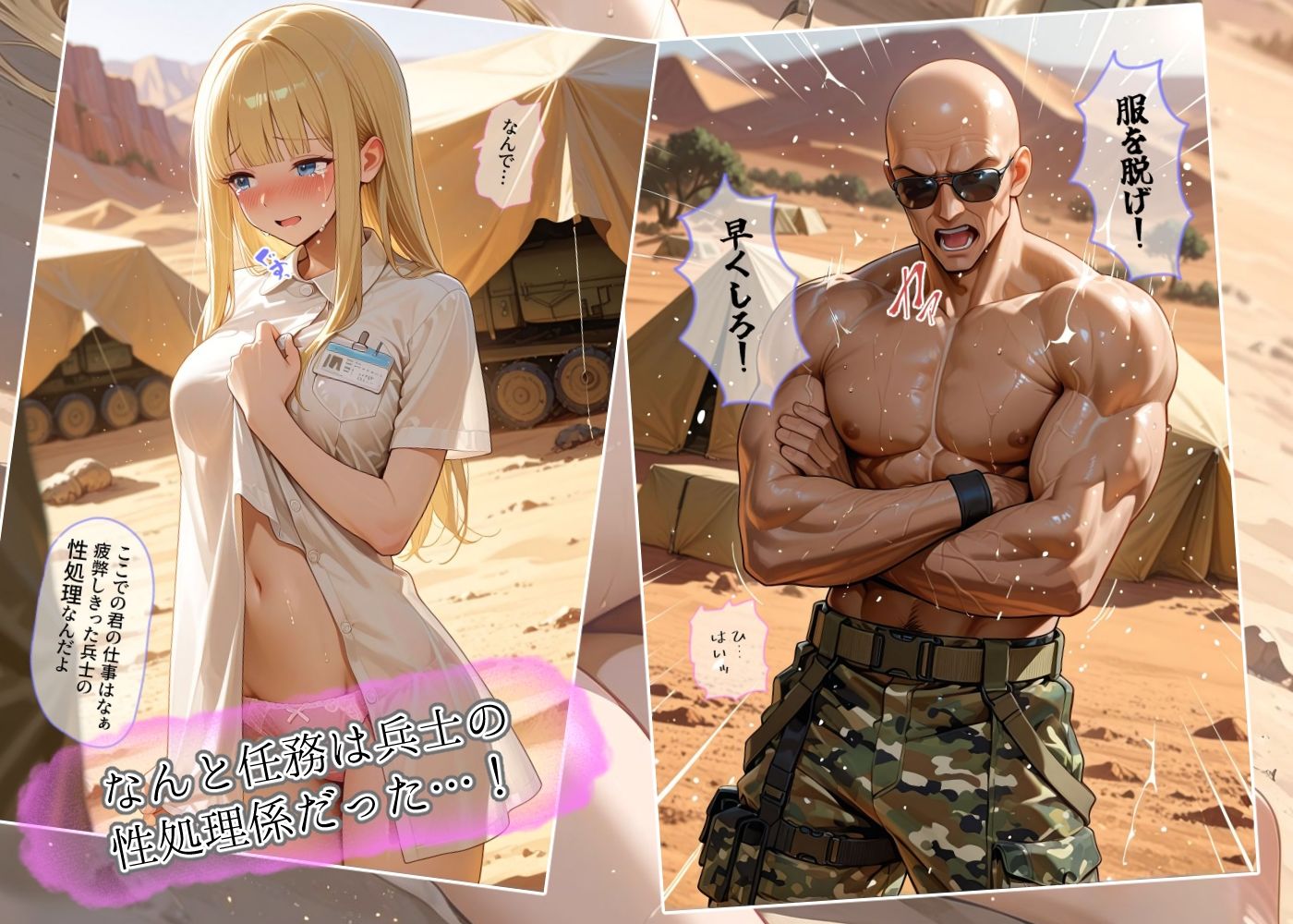 戦場の二重奏〜性処理看護師と女兵士の屈服〜の画像2
