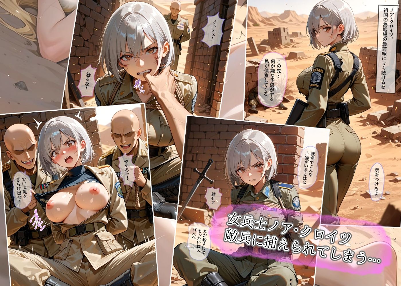 戦場の二重奏〜性処理看護師と女兵士の屈服〜の画像6