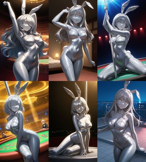 石化したバニーさんのサンプル画像 1