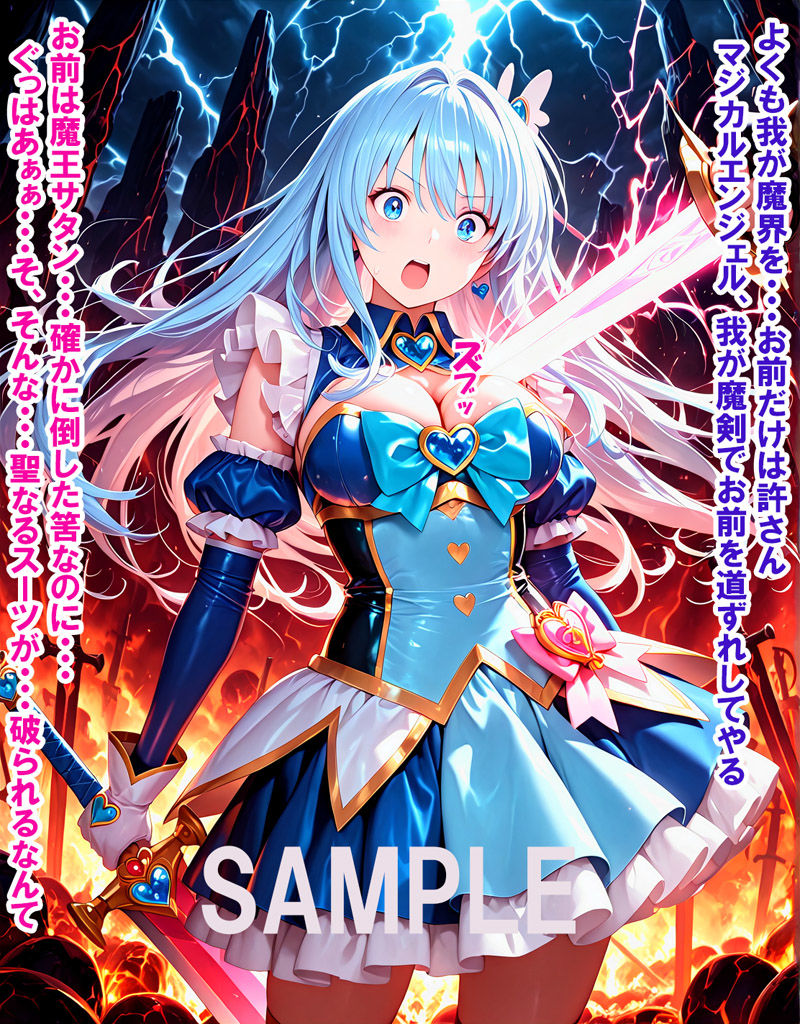敵と戦いピンチになる魔法少女 Vol6のサンプル画像 6