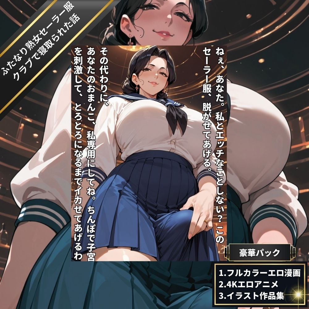 ふたなり熟女セーラー服クラブで寝取られた話〜女性視点〜【4Kエロアニメ+フルカラーエロ漫画+イラスト作品集・詰め込み豪華パック】のサンプル画像 6