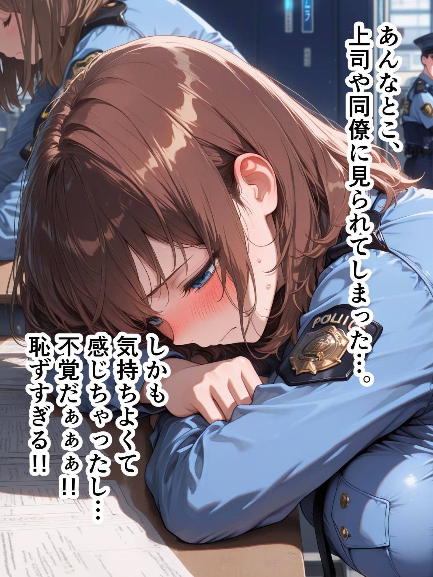 【漫画/NTR】正義の身代わり公務 140P 〜新人女警・真琴。彼氏の目前で犯人に堕ちる絶望の記録〜の画像6