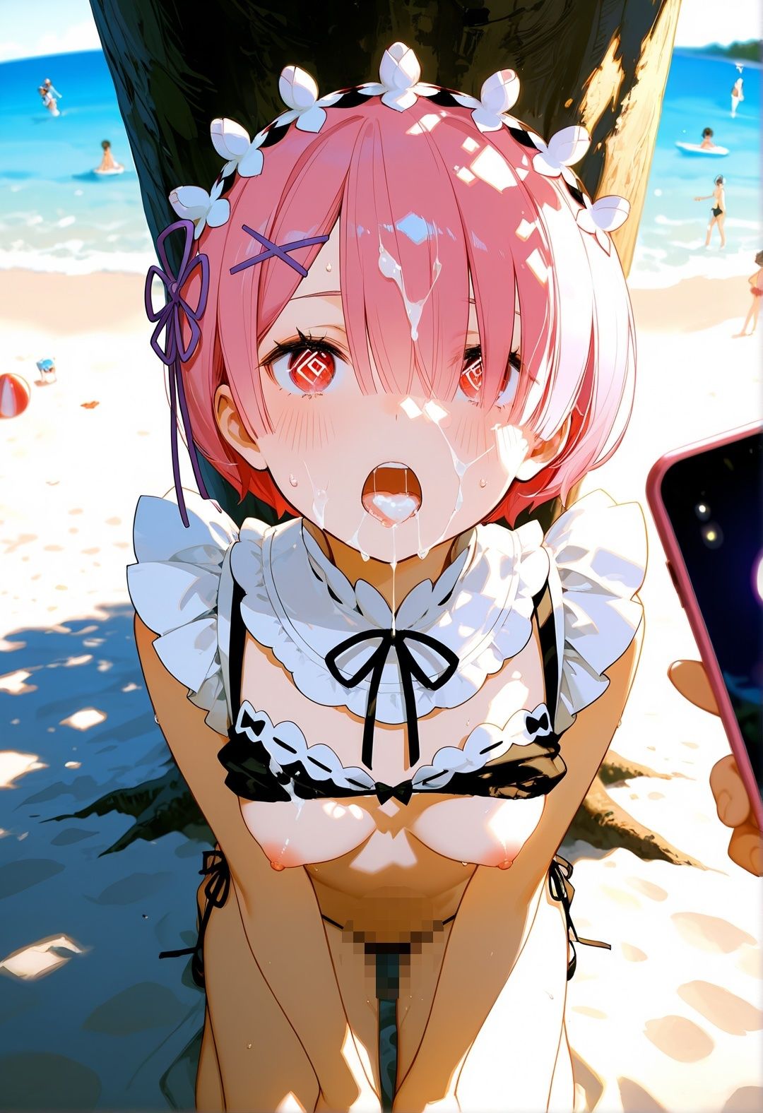 絶対忠誠×快略支配:メイドは海で堕ちる ラム編のサンプル画像 6