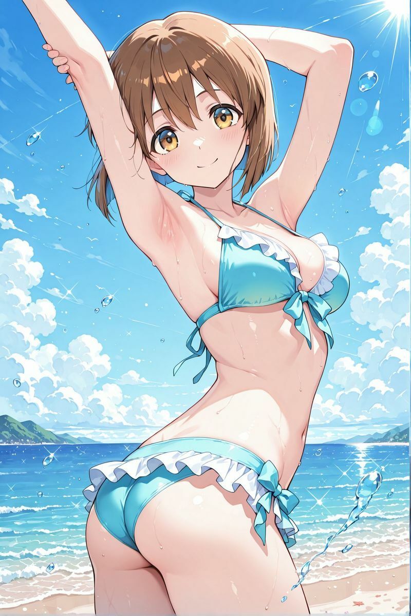 アイドル○スター  水着に着替えたら2のサンプル画像 6