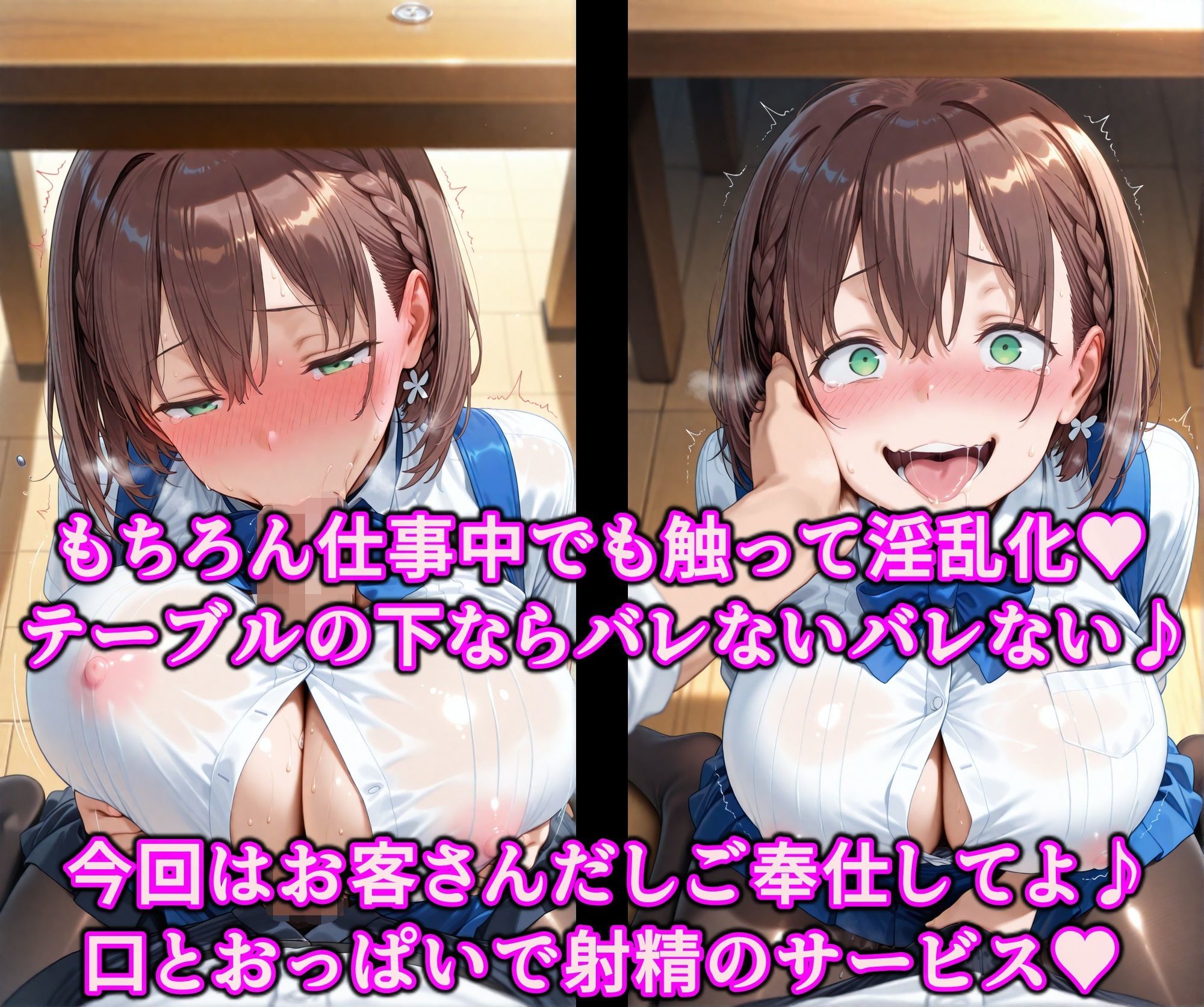 お兄さんから爆乳女子をNTR！！媚薬タッチでたわわJ系を快楽堕ち！！チンポ中毒のドスケベ痴女に淫乱調教 画像9