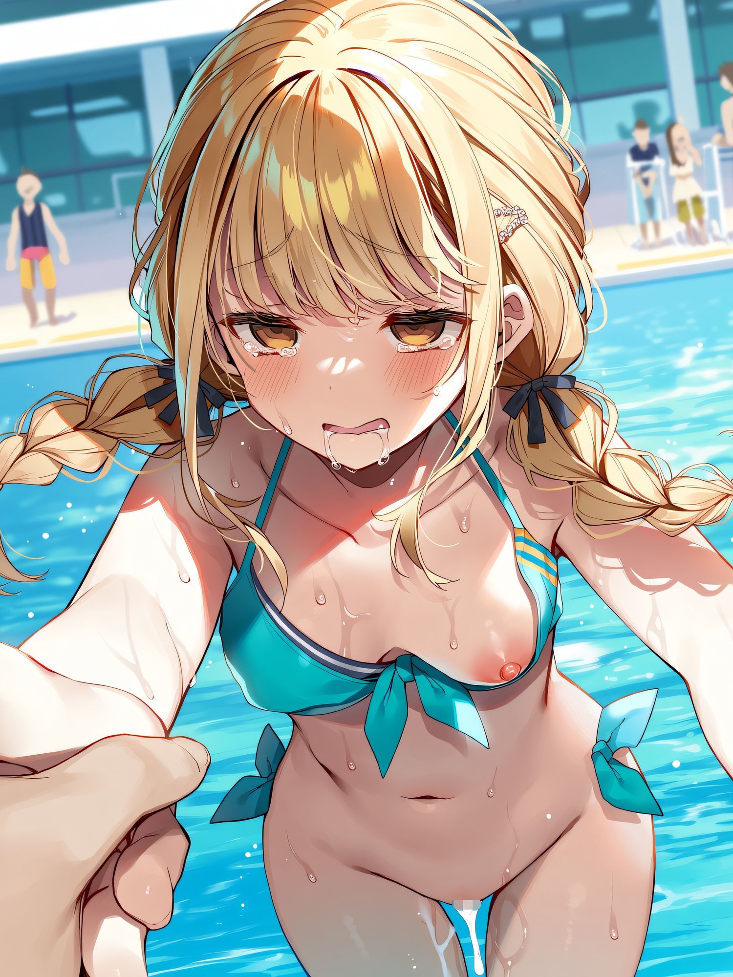 プールで見つけたアイドルに意識あり催◯かけて犯してみた〜藤◯ことね〜のサンプル画像 6