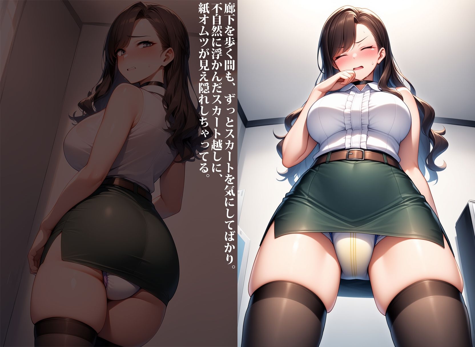 自分のことを美人秘書だと勘違いしてるお漏らし社畜 画像8