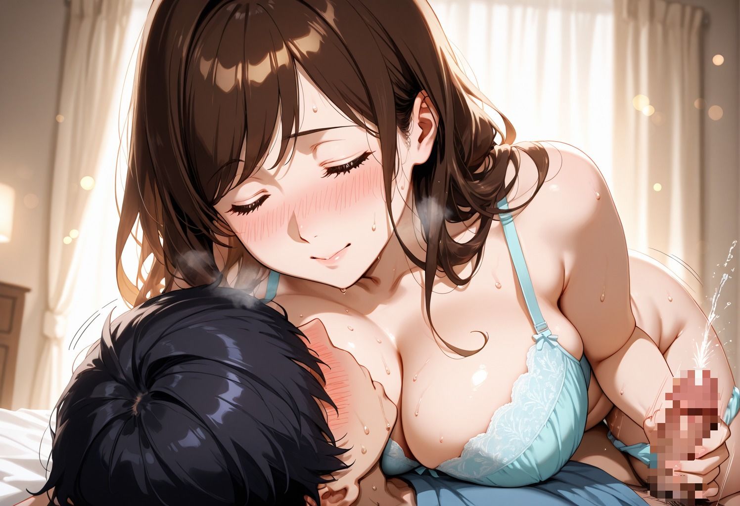 出張先ホテルの手違いで陰キャで女性慣れしていない部下と... まさかの相部屋 vol.2のサンプル画像 6