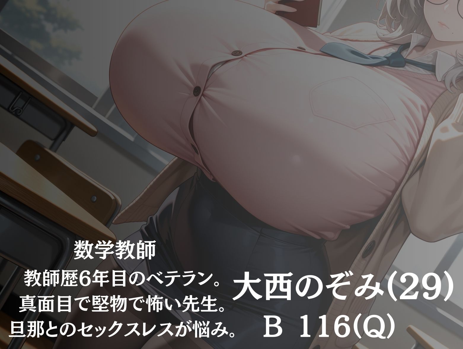 巨乳しか入れない元女学園に男は俺一人！中出し子作りされる爆乳教師セックス集 画像8