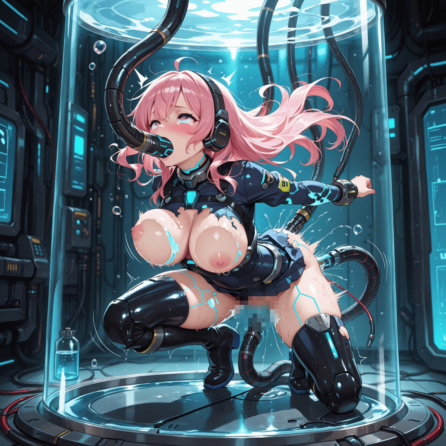 いろんな女の子 機械姦 SFのサンプル画像 6